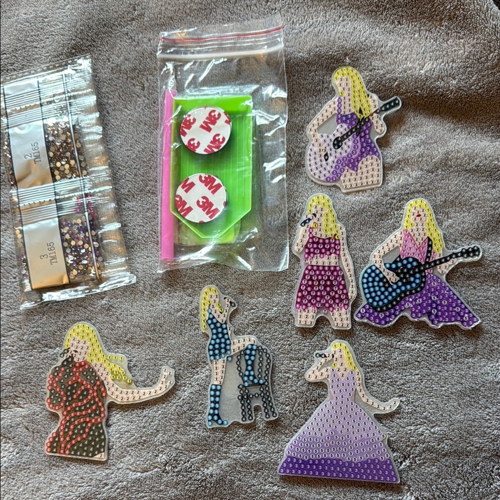 Swiftie Craft Kit The Eras Tour Diamond Painting Magnets Taylor Swift Bejeweled